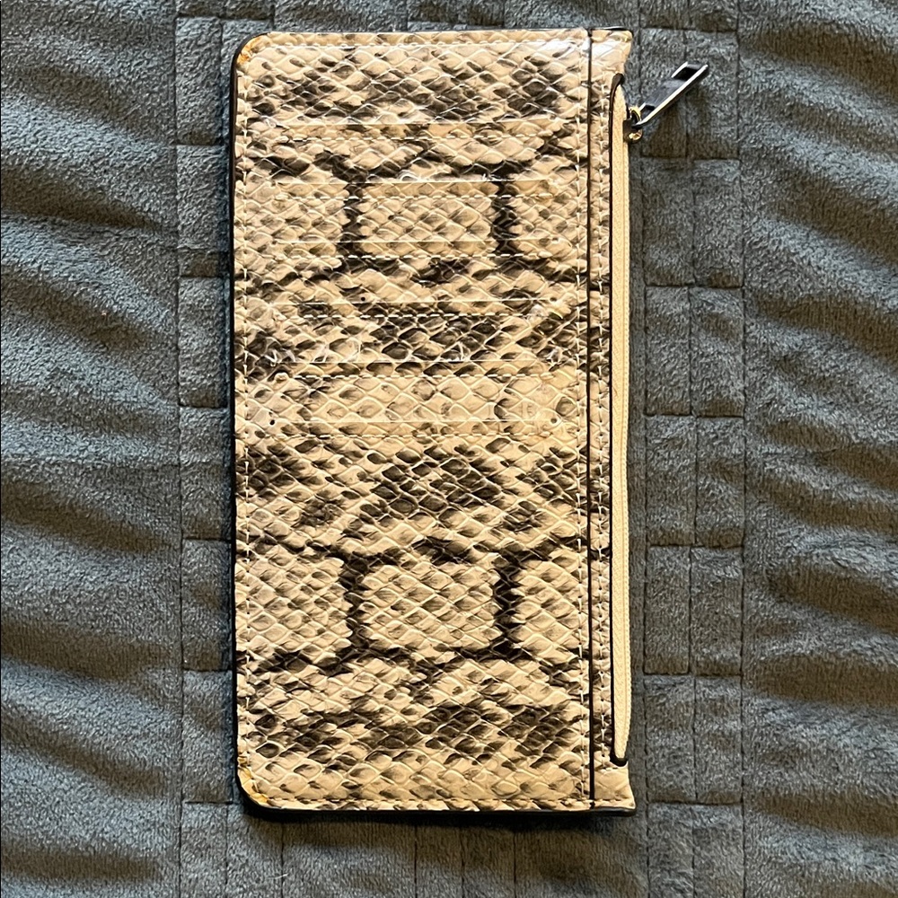 Snake Print Wallet